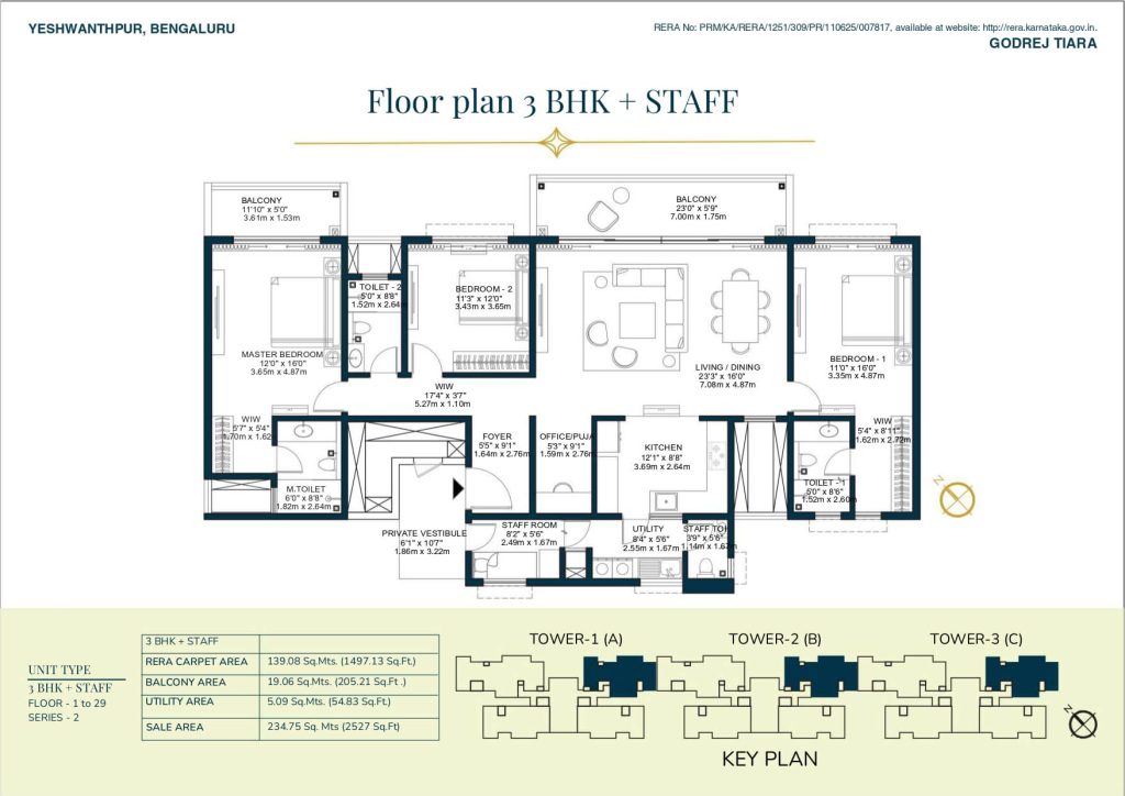 Godrej Tiara Floor Plan3
